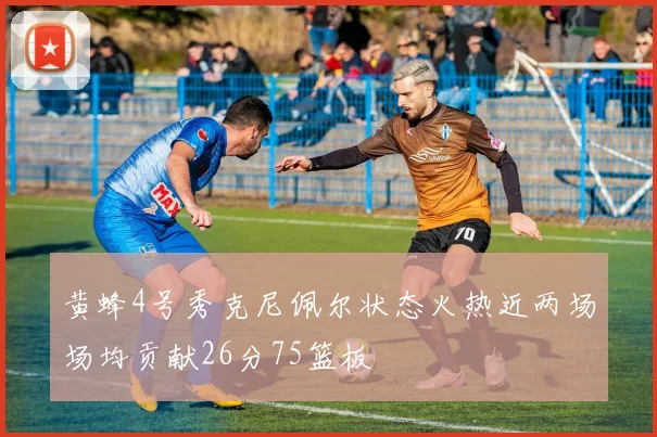 黄蜂4号秀克尼佩尔状态火热近两场场均贡献26分75篮板